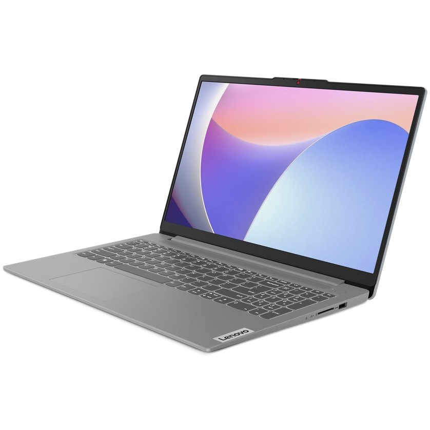 Laptop Lenovo IdeaPad Slim 3 15IAN8 cu procesor Intel® N200 pana la 3.7GHz, 15.6" Full HD, 4GB LPDDR5 RAM, 128GB UFS, Intel UHD Graphics, Windows 11 Home, Arctic Grey
