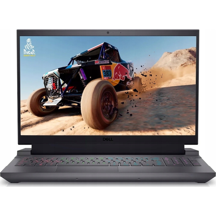 Laptop Dell G15 5530 (18971559880) Intel Core i5-13450HX, 15,6" FHD 165 Hz, 16GB DDR5, 512GB SSD NVMe, NVIDIA GeForce RTX 4050 6GB, Windows 11 Home, negru