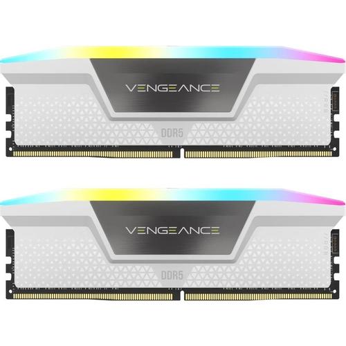 Memorii Corsair VENGEANCE RGB 32GB (2x16GB) DDR5 6000MHz CL38 Dual Channel Kit White