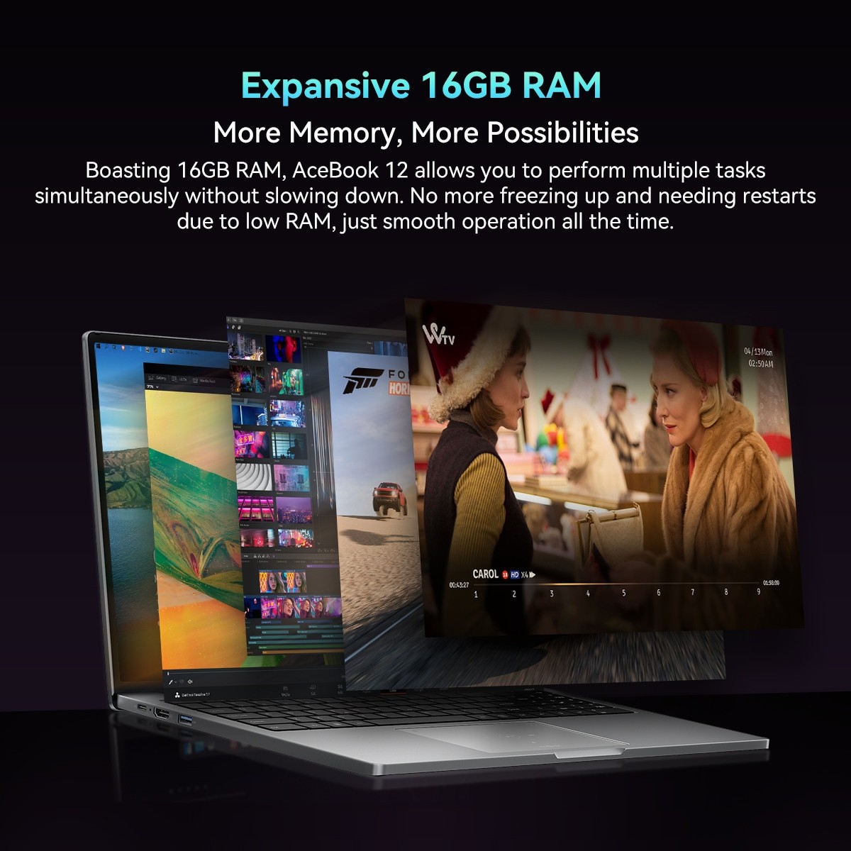 Laptop Blackview AceBook 12, 16 FHD+ 1920x1200 IPS, 60Hz, Intel® Core™ i5-1030NG7, 4cores8 threads, 16 GB DDR4, 512 GB, Intel® UHD Graphics, Windows10/Windows 11 Pro, 1.6 kg, Gri