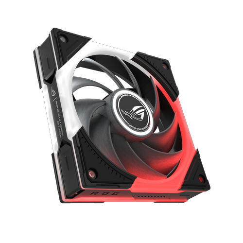 Ventilator ASUS ROG EURUX GR120 ARGB Single Pack, FDB, 2600 RPM, 85 CFM, 4.5 mmH2O (Negru)