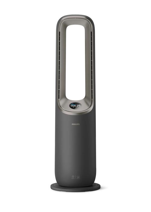Purificator de aer PHILIPS Air Performer 9000 AMF970/10, 40 W, Pana la 48m2, 10 viteze, Wi-Fi, Rezervor apa 2.6 L (Gri)