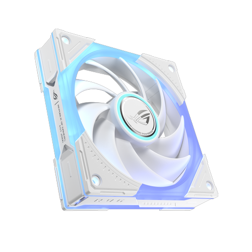 Ventilator ASUS ROG EURUX GR120 ARGB Single Pack, FDB, 2600 RPM, 85 CFM, 4.5 mmH2O (Alb)