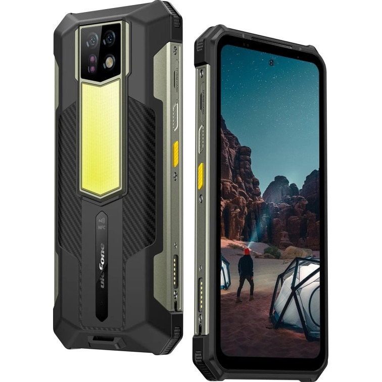 Telefon mobil Ulefone Armor 24, 4G, IPS 6.78" 120Hz, Camera Dual 64MP+64MP, 24GB RAM (12GB + 12GB extensibili), 256GB ROM, Helio G96, 22000mAh 66W, Dual SIM