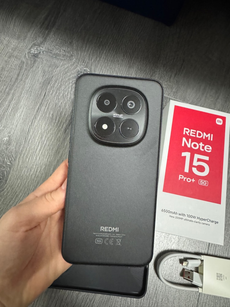 Telefon Mobil Xiaomi REDMI Note 15 Pro+, 8GB RAM, 256GB ROM, 5G, Brown + Woven Strap Ring Stand