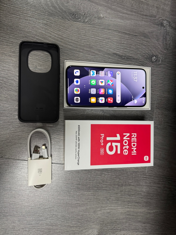 Telefon Mobil Xiaomi REDMI Note 15 Pro+, 8GB RAM, 256GB ROM, 5G, Brown + Woven Strap Ring Stand