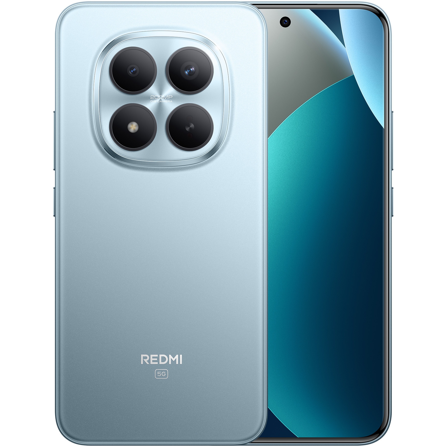 Telefon Mobil Xiaomi REDMI Note 15 Pro+, 8GB RAM, 256GB ROM, 5G, Blue + Woven Strap Ring Stand