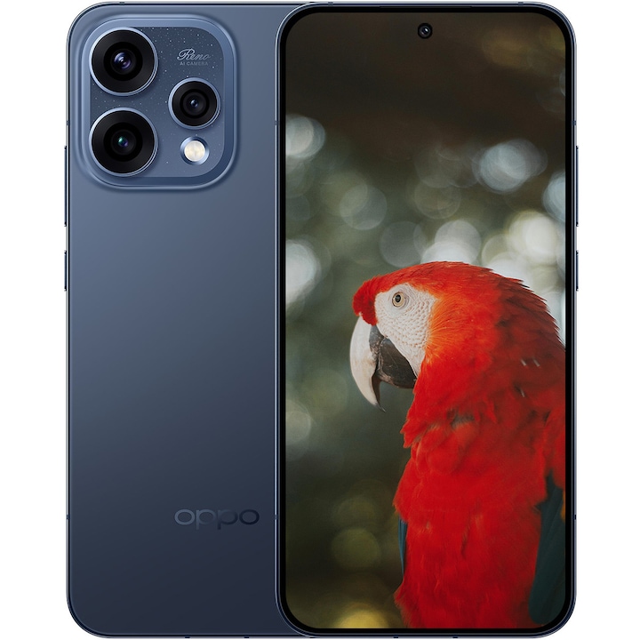 Telefon mobil Oppo Reno15, 8GB RAM, 512GB, 5G, Twilight Blue