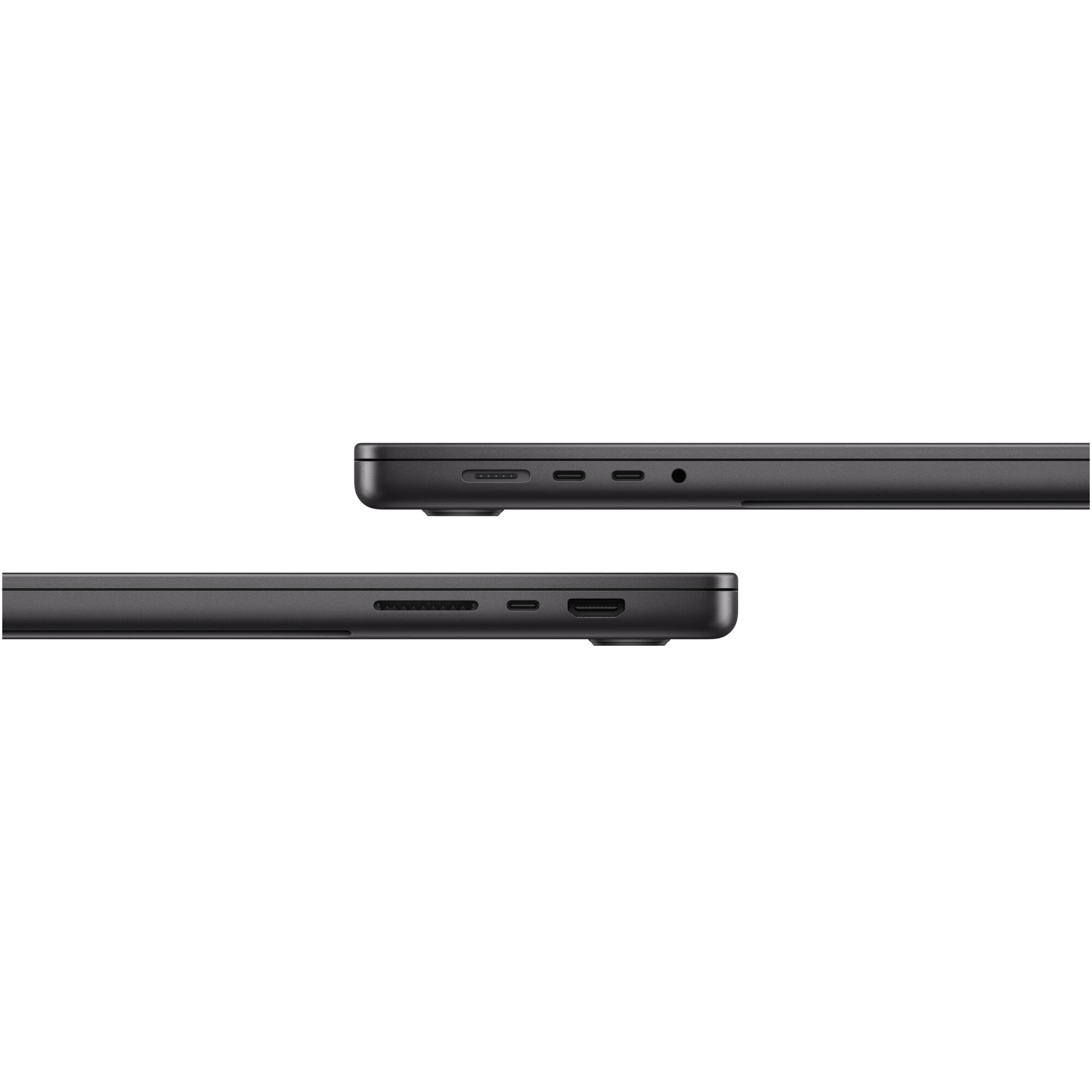 Laptop Apple MacBook Pro 16" cu procesor Apple M4 Max, 14 nuclee CPU si 32 nuclee GPU, 36GB RAM, 1TB SSD, Space Black, Textura Nano, Tastatura Internationala