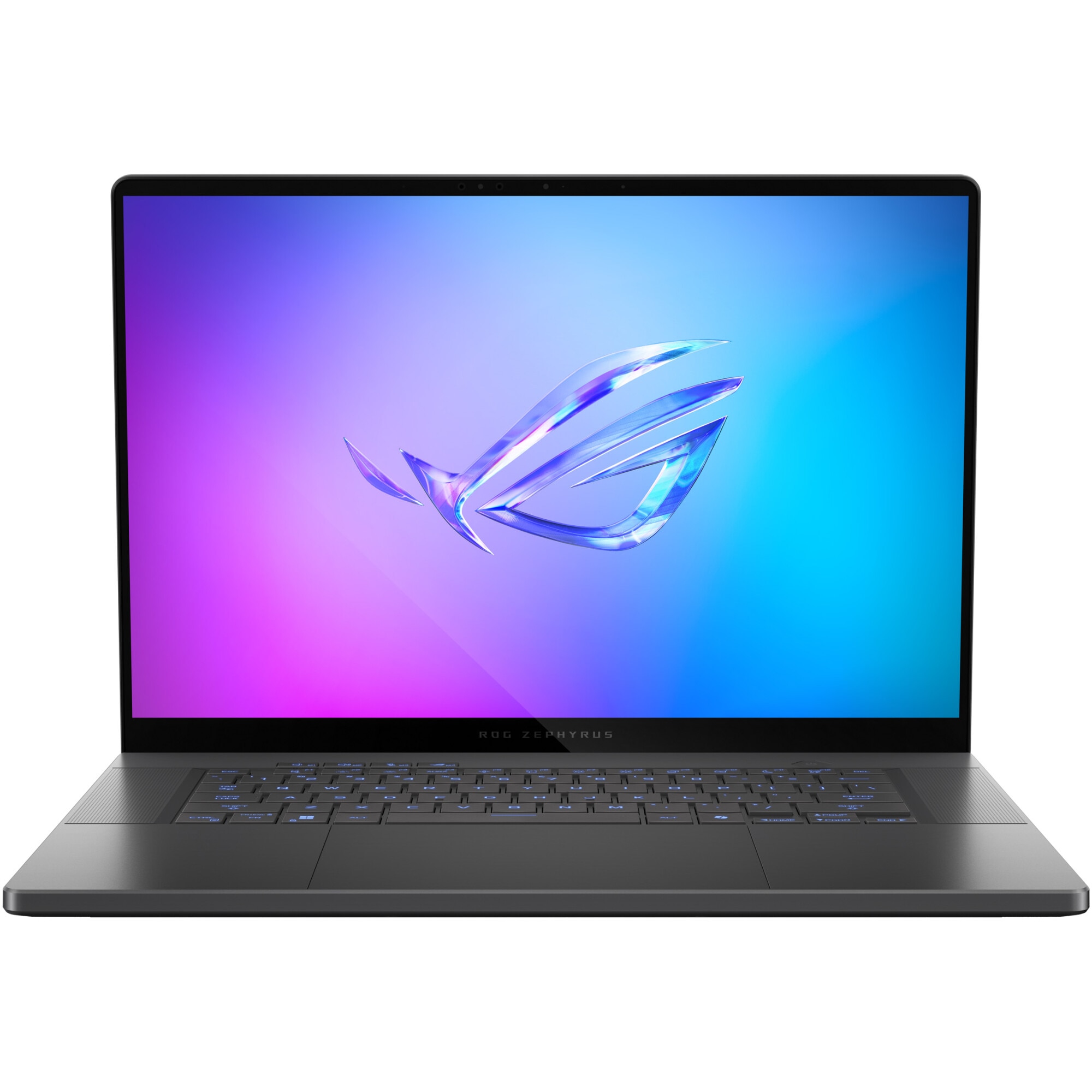 Laptop Gaming ROG Zephyrus G16 GA605KP cu procesor AMD Ryzen™ AI 7 350 pana la 5.0GHz, 16'', 2.5K, WQXGA, OLED, 240Hz, 32GB LPDDR5X RAM, 2TB SSD, NVIDIA® GeForce RTX™ 5070 8GB GDDR7, Windows 11 Pro, Eclipse Gray