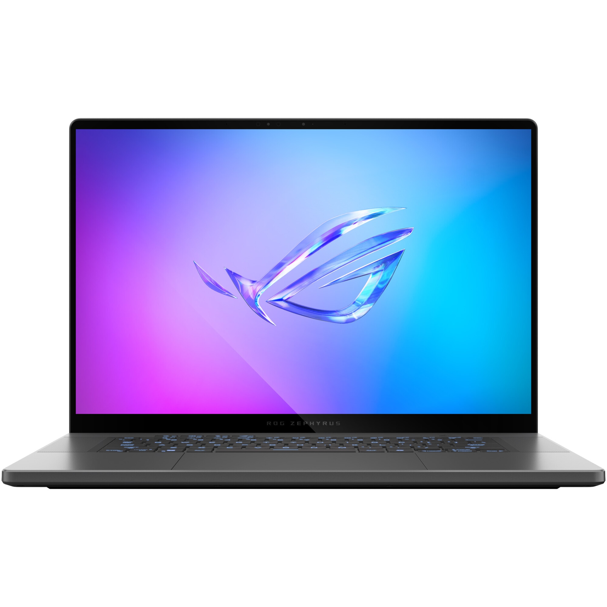 Laptop Gaming ROG Zephyrus G16 GA605KP cu procesor AMD Ryzen™ AI 7 350 pana la 5.0GHz, 16'', 2.5K, WQXGA, OLED, 240Hz, 32GB LPDDR5X RAM, 2TB SSD, NVIDIA® GeForce RTX™ 5070 8GB GDDR7, Windows 11 Pro, Eclipse Gray