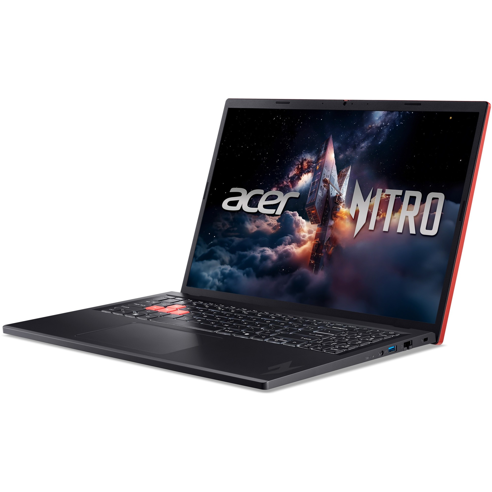 Laptop Gaming Acer Nitro Lite 16 NL16-71G-57M9 cu procesor Intel® Core™ i5-13420H pana la 4.7GHz, 16'', WUXGA, IPS, 165Hz, 16GB DDR5 RAM, 512GB SSD, NVIDIA® GeForce RTX™ 3050 6GB GDDR6, No OS, Shale Black