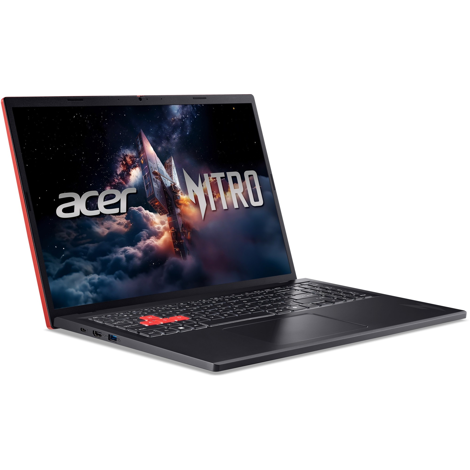 Laptop Gaming Acer Nitro Lite 16 NL16-71G-57M9 cu procesor Intel® Core™ i5-13420H pana la 4.7GHz, 16'', WUXGA, IPS, 165Hz, 16GB DDR5 RAM, 512GB SSD, NVIDIA® GeForce RTX™ 3050 6GB GDDR6, No OS, Shale Black
