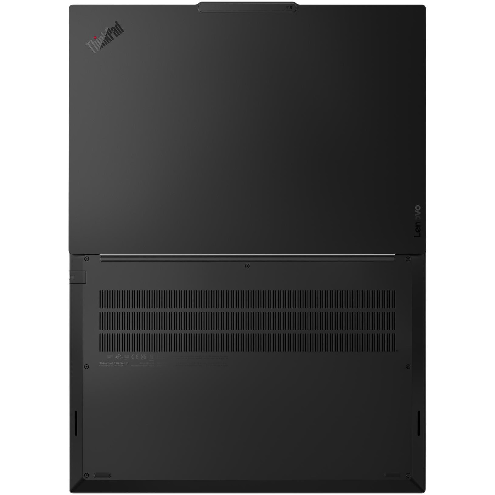 Laptop Lenovo ThinkPad E16 Gen 3 cu procesor Intel® Core™ Ultra 7 255H pana la 5.1GHz, 16" WUXGA, IPS, 32GB DDR5 RAM, 1TB SSD, Intel® Arc™ 140T GPU, No OS, Black, 3y on-site Premium Care
