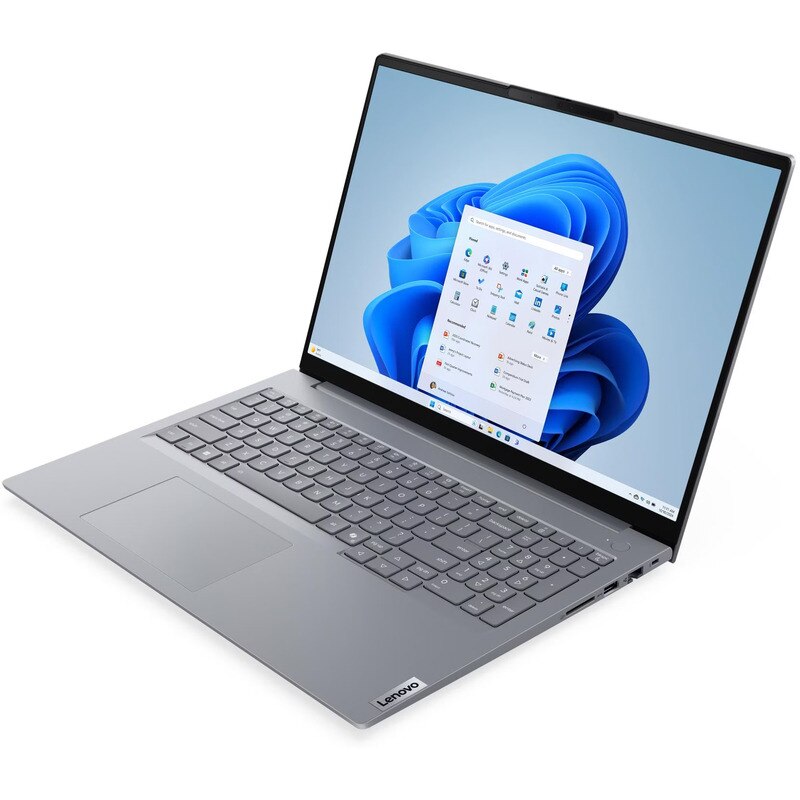 Laptop ThinkBook 16 G9 IRL, 16" WUXGA, Intel® Core™ 5 210H pana la 4.8 GHz, 16 GB RAM DDR5 5600, 512 GB SSD, Intel Graphics, Free Dos, Arctic Grey 512 GB