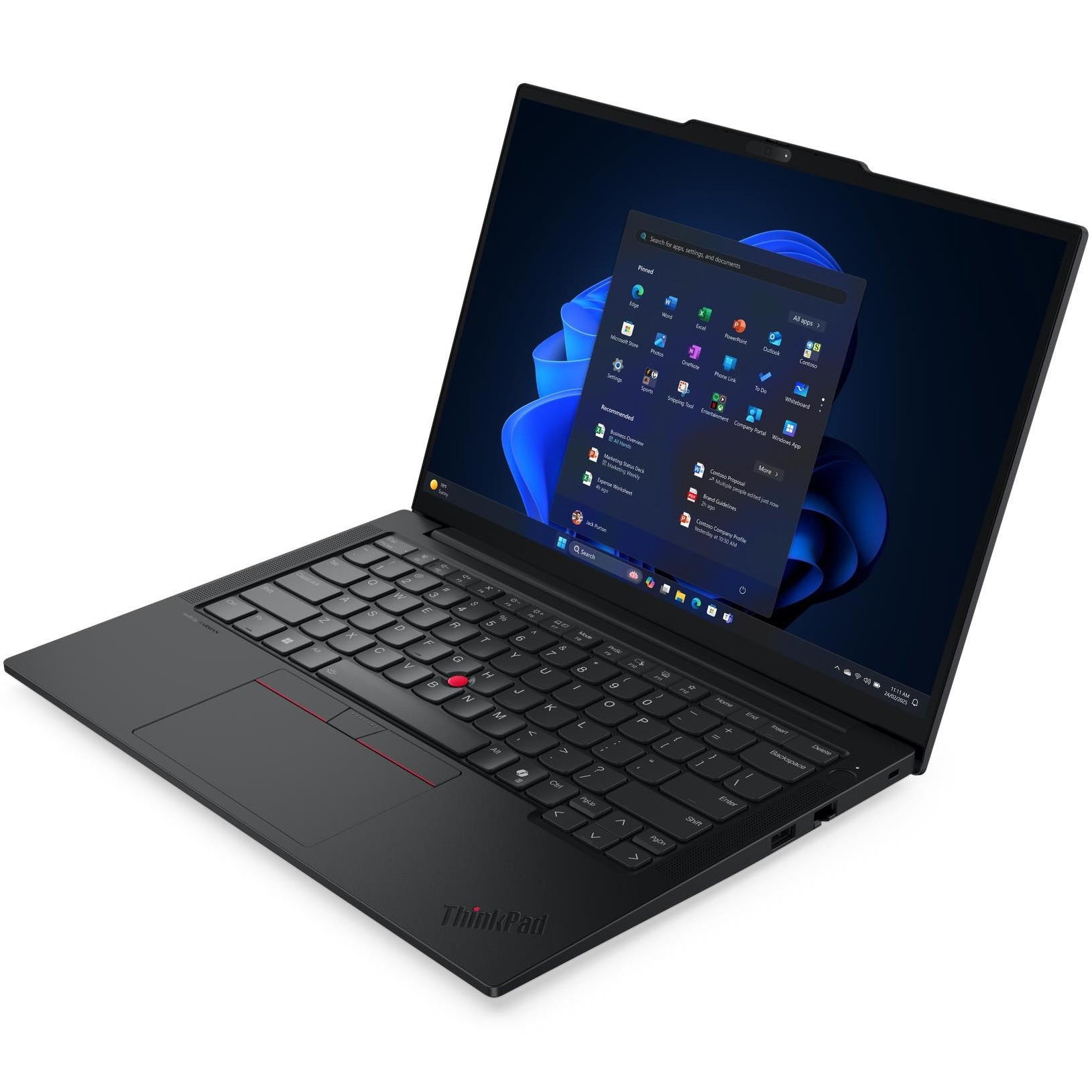 Laptop Lenovo ThinkPad E14 Gen 7 225U, 32GB RAM, SSD 1TB, 14 inch, Negru