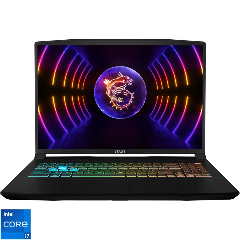 Laptop Gaming MSI Crosshair 16 A13VGK cu procesor Intel® Core™ i7-13620H pana la 4.9GHz, 16'', IPS, Full HD+, 144Hz, 16GB DDR5 RAM, 1TB SSD, NVIDIA GeForce RTX 4070 8GB GDDR6, Free DOS, Black