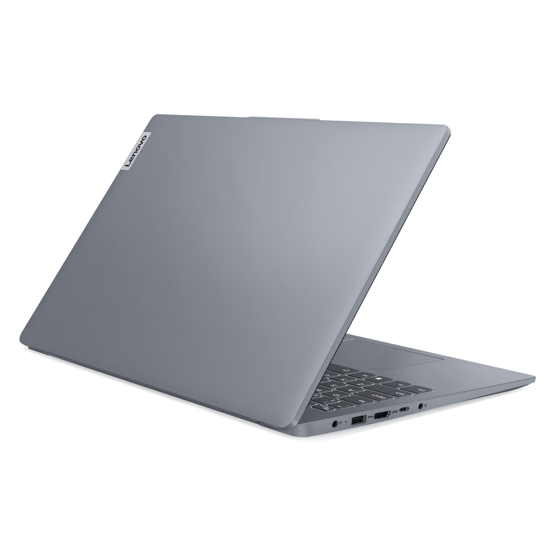 Laptop Lenovo IdeaPad Slim 3 15ABR8, 82XM00QHRM, 15.6", AMD Ryzen 7 5825U (8-core), Grafica AMD Radeon, 16GB DDR4 la 3200MHz, Gri