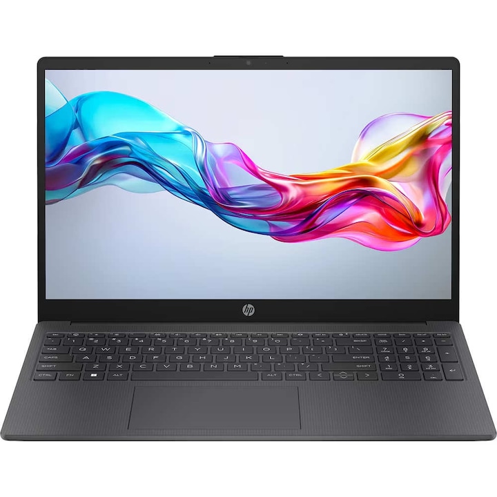 Laptop HP 15-fd0062nq, Intel Core i7-1255U, 16 GB RAM, 2 TB SSD, 15.6'', Chalkboard Gray