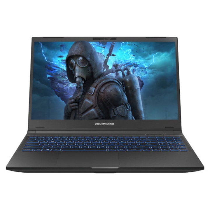 Laptop DreamMachines RG3050-15EU75, i7-13620H, Nvidia RTX3050, 15.6" FHD 144Hz, 2.22 kg, 360.2x243.5x23mm