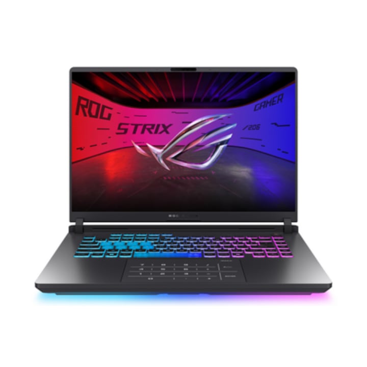 Laptop ASUS Gaming 16" ROG Strix G16 G615LW, 2.5K 240Hz, Procesor Intel® Core™ Ultra 9 275HX (36M Cache, up to 5.40 GHz), 32GB DDR5, 2TB SSD, GeForce RTX 5080 16GB, No OS, Eclipse Gray