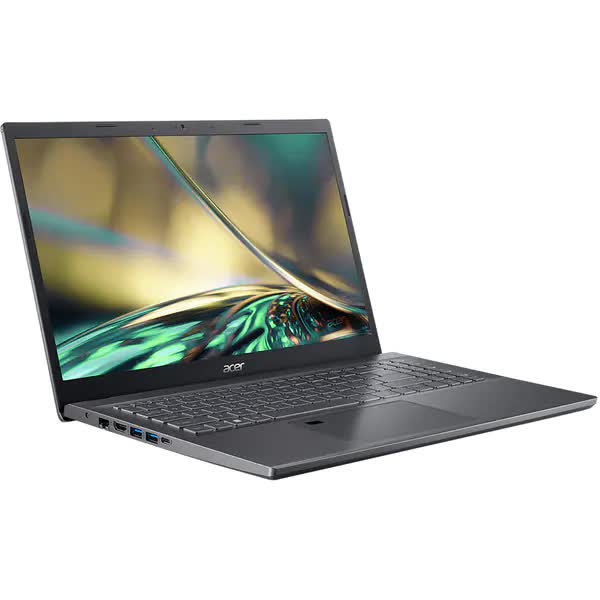 Laptop ACER Aspire 5 A515-47-R6SX, AMD Ryzen 5 5625U pana la 4.3GHz, 15.6" Full HD, 8GB, SSD 512GB, AMD Radeon Graphics, Free DOS, Gri Inchis