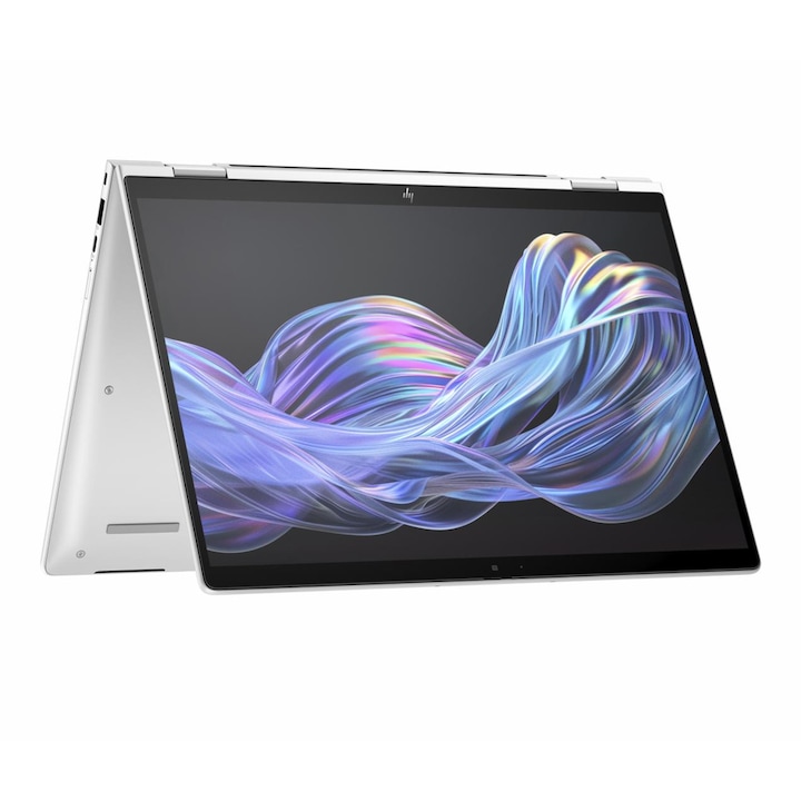 Laptop HP EliteBook X Flip G1i, Intel Core Ultra 5, 32GB RAM, 1TB SSD, 14" WUXGA Touch, Argintiu, Win 11 Pro