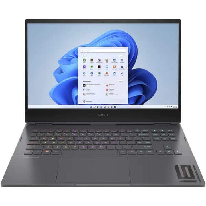 Laptop Gaming HP Omen 16-n0007nq, AMD Ryzen 7 6800H pana la 4.7GHz, 16.1" Full HD, 16GB, SSD 512GB, NVIDIA GeForce RTX 3060 6GB, Windows 11 Home, Negru