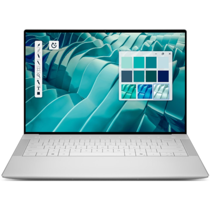 Laptop Dell 14 Premium DA14250, Intel Core Ultra 7, 16GB, 512GB SSD, Argintiu, 14.5" WUXGA