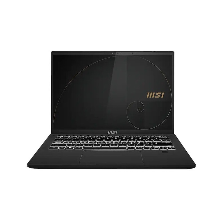 Laptop MSI Summit E14 Evo A12M-081RO, Intel Core i7-1280P pana la 4.8GHz, 14" WUXGA, 16GB, SSD 1TB, Intel Iris Xe Graphics, Windows 11 Home, Negru