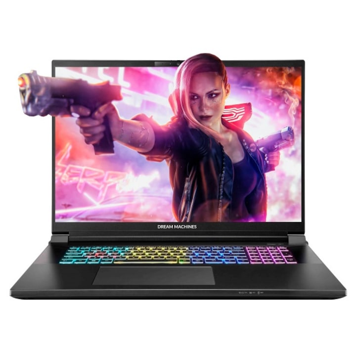 Notebook DreamMachines, RX5070Ti, procesor Ultra 9-275HX, Nvidia RTX5070Ti, 18.0", UHD+, 240Hz, 402x320x28mm