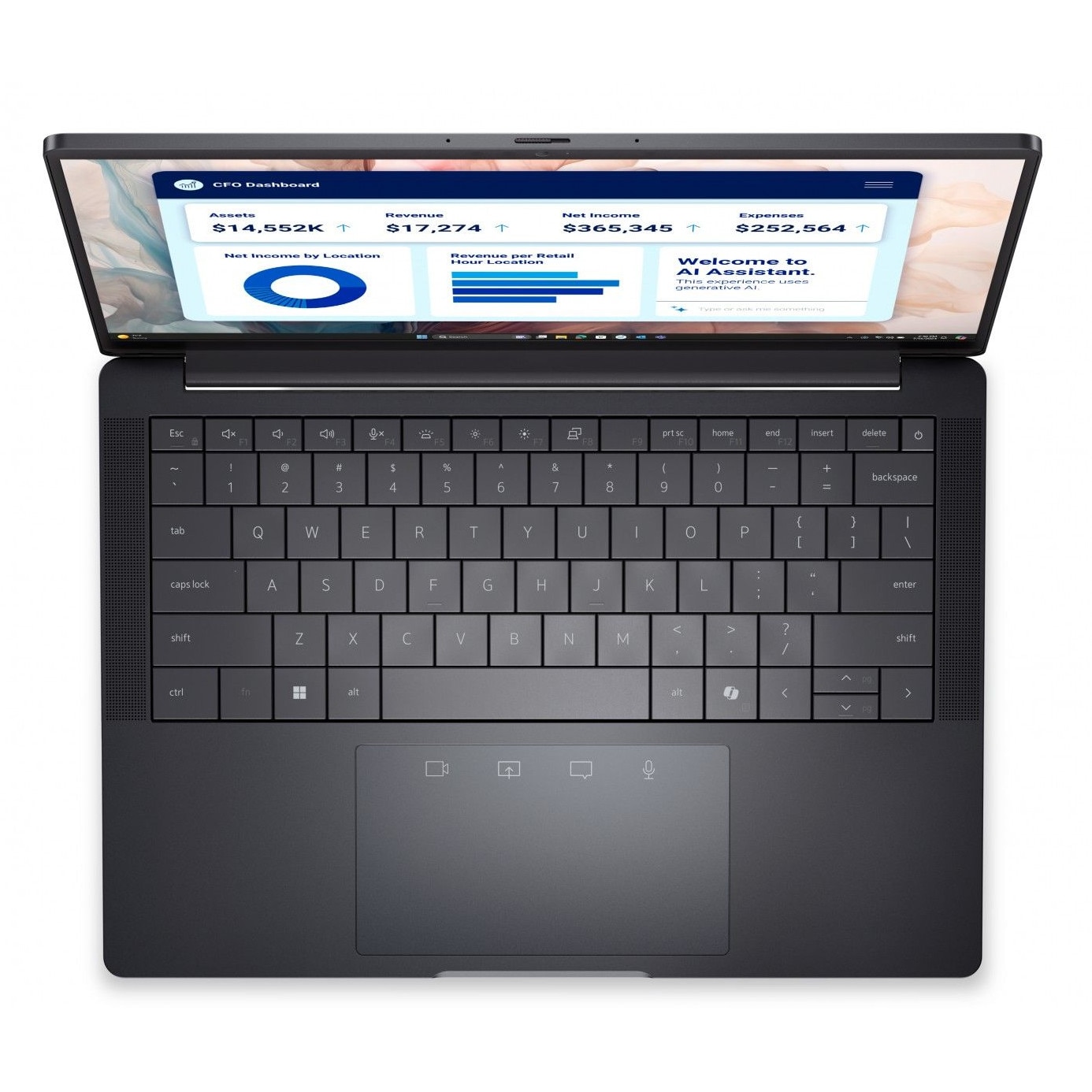 Laptop Dell Pro 13, Intel Core Ultra 7, 32GB, SSD 512GB, 13,3", Negru