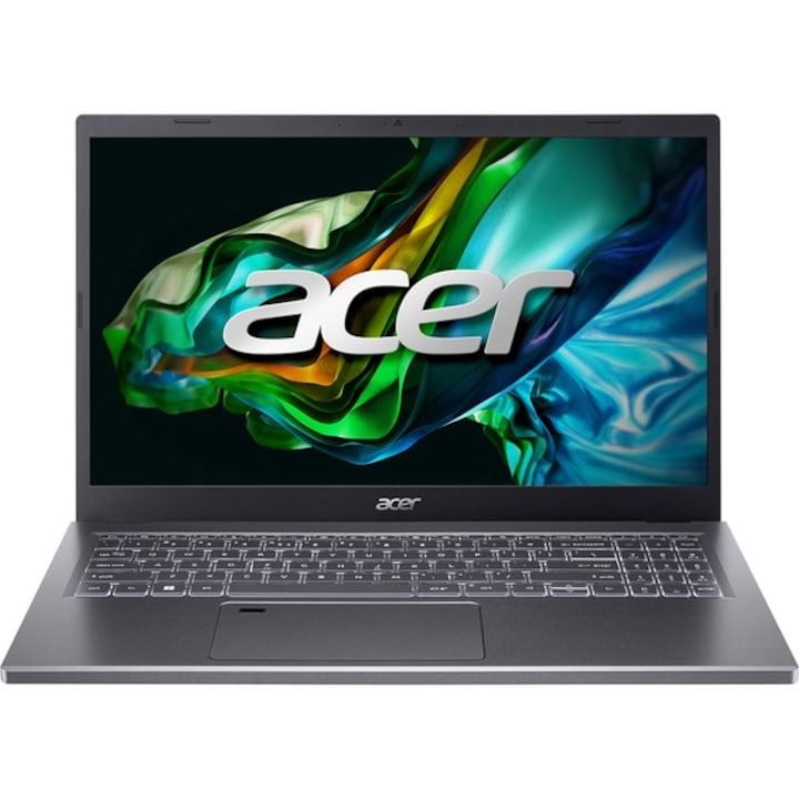 Laptop ACER Aspire 5 A515-58M-59EY, Intel Core i5-1335U pana la 4.6GHz, 15.6" Full HD, 16GB, SSD 512GB, Intel Iris Xe Graphics, Windows 11 Home, Gri