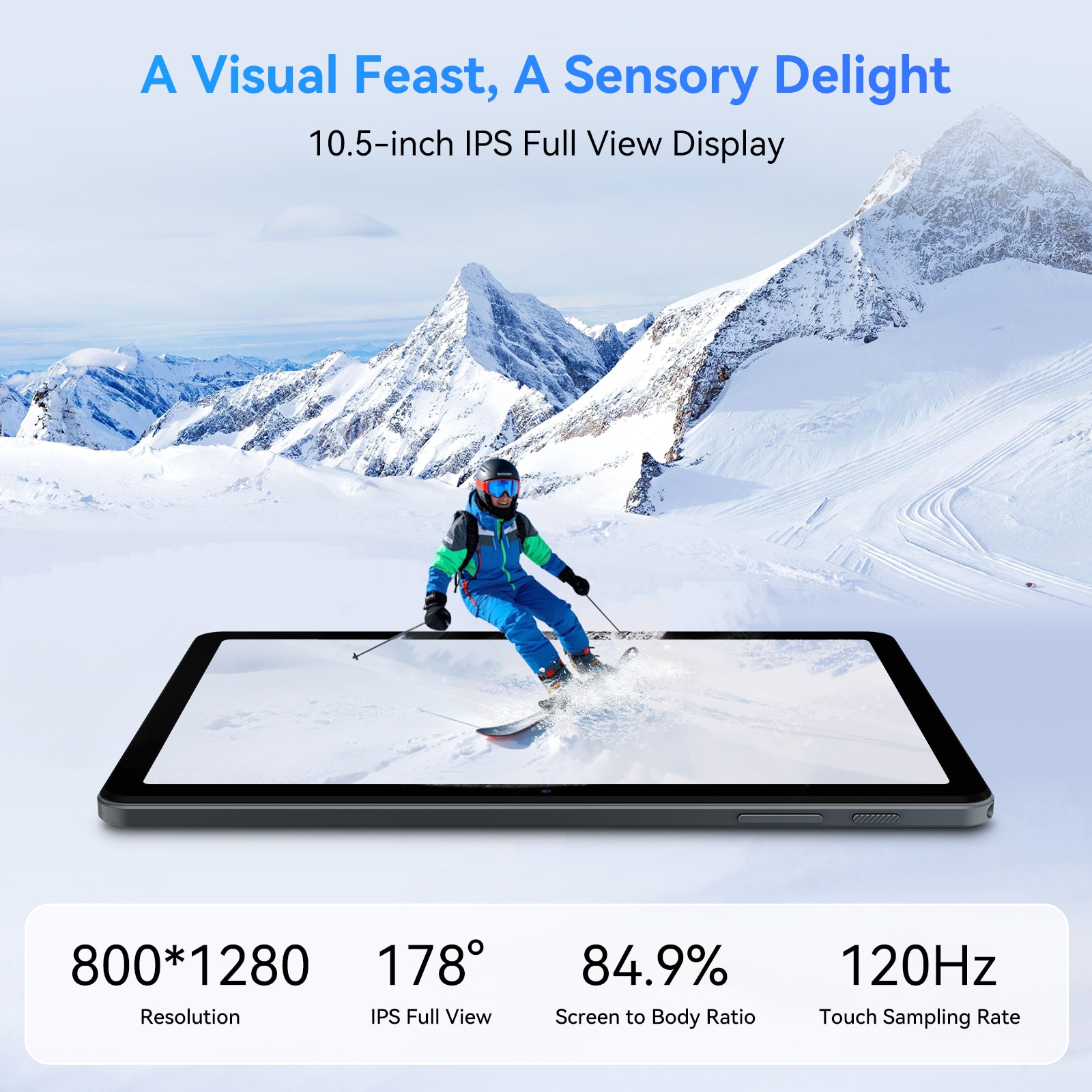 Tableta Blackview T80, 10.1 inch, Android 15, 5.0, WiFi 6, T310, 12GB Ram(4GB + 8GB extensibili), 800×1280, 64GB ROM, Expandabil 1TB, 6000mAh, Gri