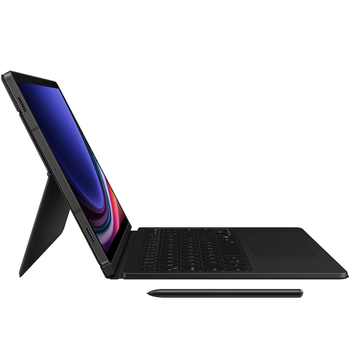Tableta Samsung Galaxy Tab S10 FE EvoX, 10.9", 256GB, 8GB RAM, S Pen, Tastatura, WIFI, Black
