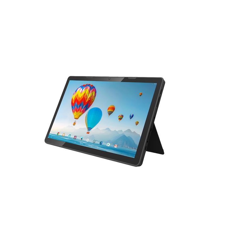 Tableta Xoro MegaPAD 1333 Pro, Procesor Six-Core ARM Mali 1.6GHz, Ecran FHD 13.3", 6GB DDR4 RAM, 128GB Flash, 2MP, Wi-Fi, Bluetooth, Android Negru