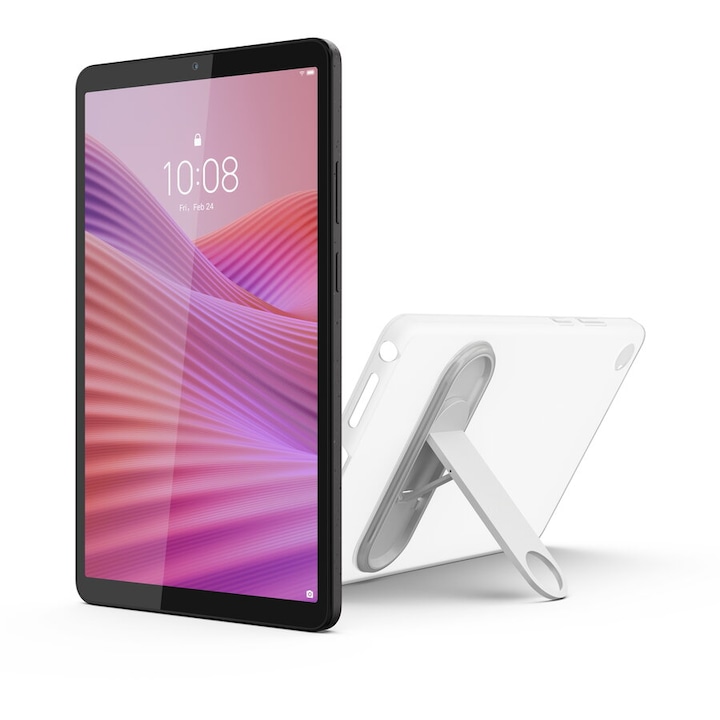 Tableta, Lenovo, Tab One TB305FU, procesor MediaTek Helio G85, 4GB RAM, 64GB Flash + husă