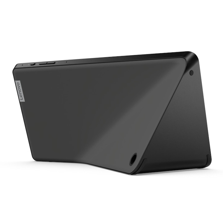 Tableta videoconferinte Lenovo ThinkSmart View, 8" HD IPS, 10-point Multi-touch, Qualcomm Snapdragon 624 (8C, 8x A53, 1.8GHz), 2GB LPDDR3, 8GB eMMC, Wi-Fi, negru