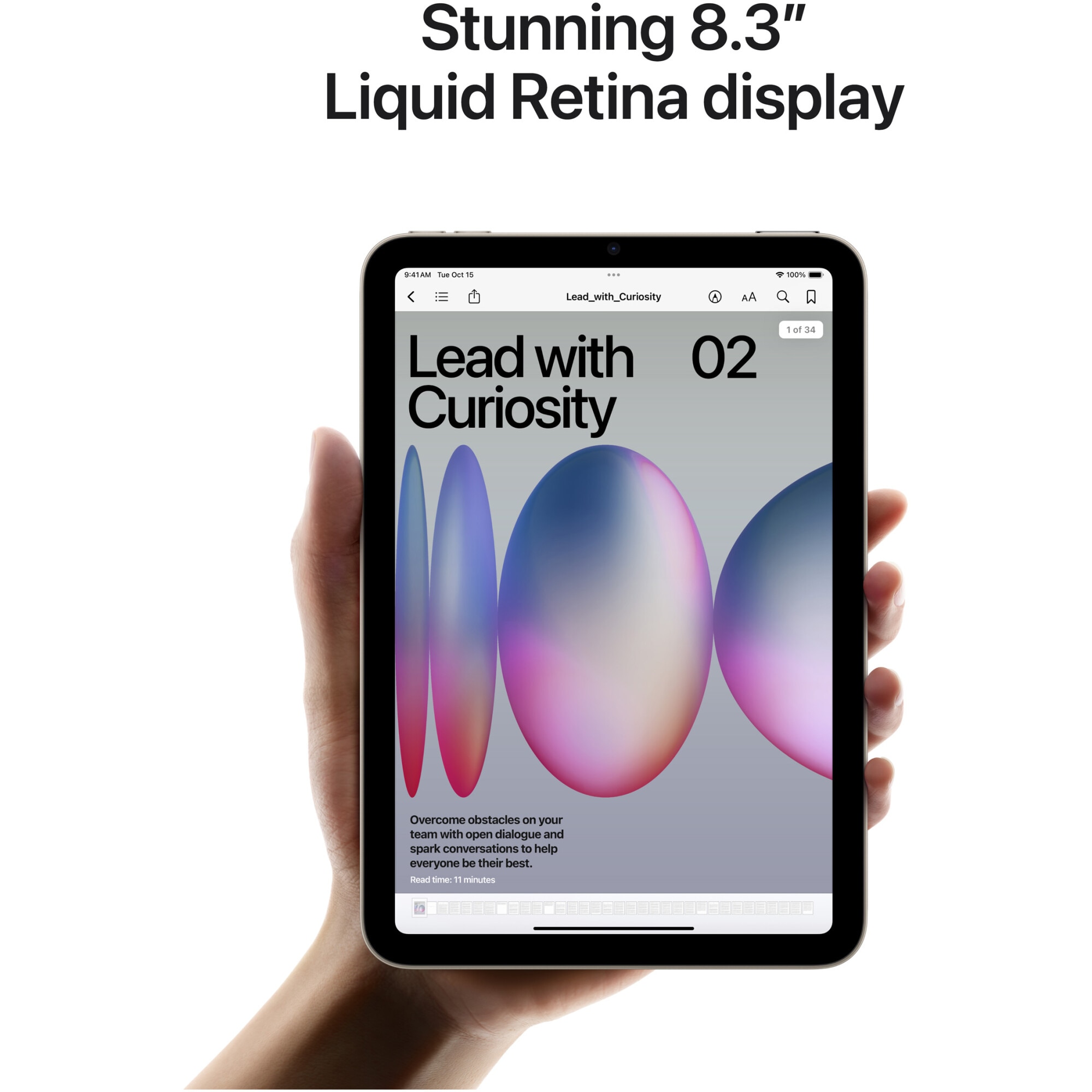 Apple iPad mini 7 (2024), 512GB, Cellular, Blue