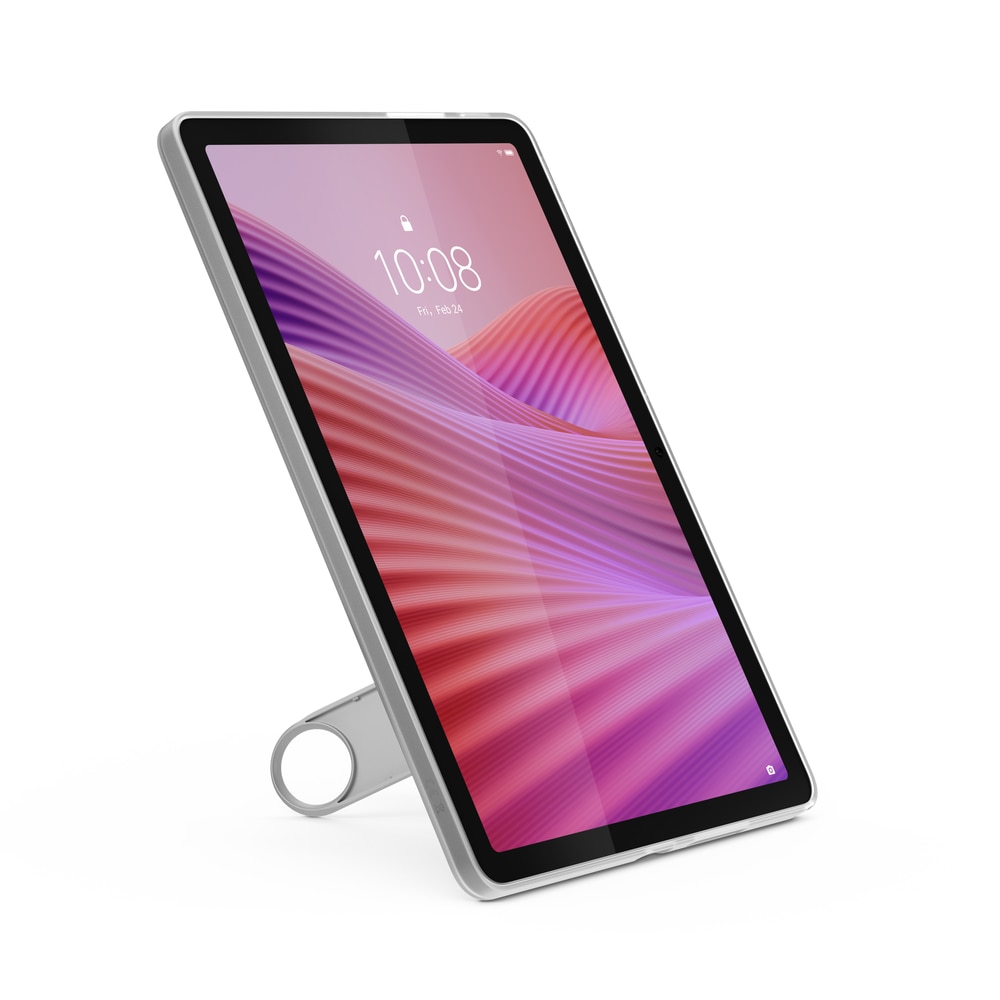 Tableta Lenovo Tab TB311XU LTE, Procesor Mediatek Helio G85 Octa-Core 1.8GHz, Ecran TFT LCD 10.1", 4GB RAM, 64GB Flash, 8MP, Wi-Fi 5, Bluetooth, 4G, Android 14 + Husa Clear Case Gri