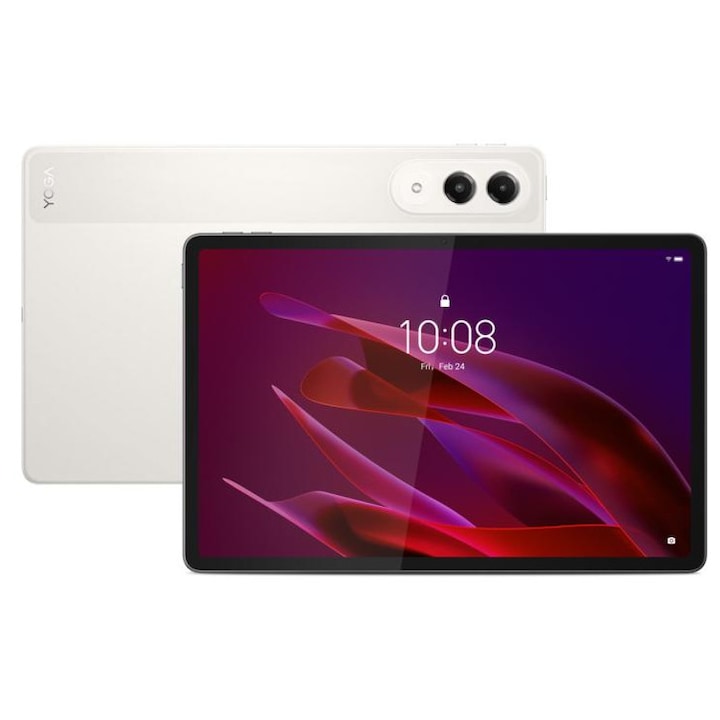 Tabletă Lenovo Yoga Tab 11.1" Wi-Fi, 12GB, 256GB, Bej Seashell, Set cu Stylus Lenovo Tab Pen Pro