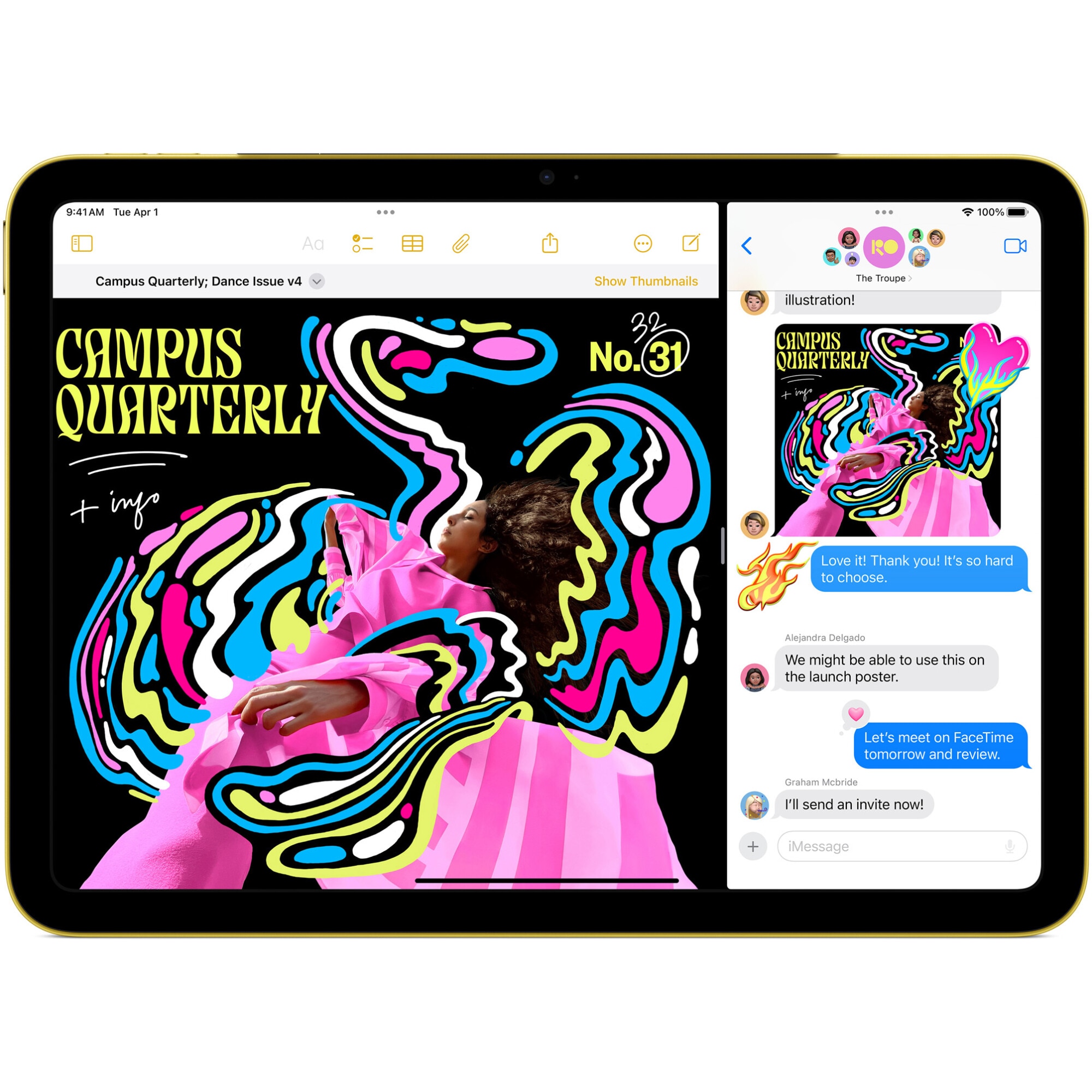 Tableta Apple iPad A16 11" M1 256 GB Albastra