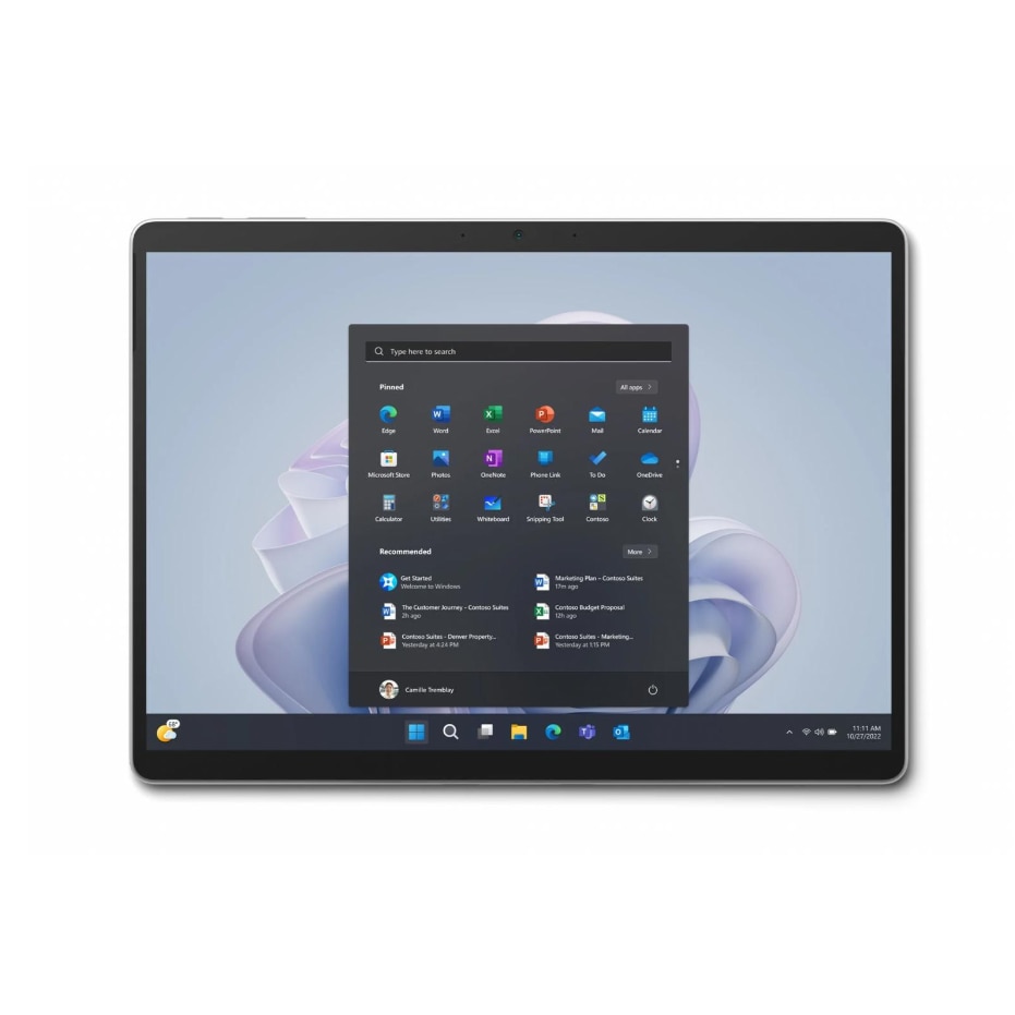 Tableta Microsoft Surface Pro 9, Procesor Intel® Core™ i5-1245U, Multi-Touch 13", 8GB RAM, 512GB SSD, 10MP, Wi-Fi, Bluetooth, Windows 11 Pro, Argintiu