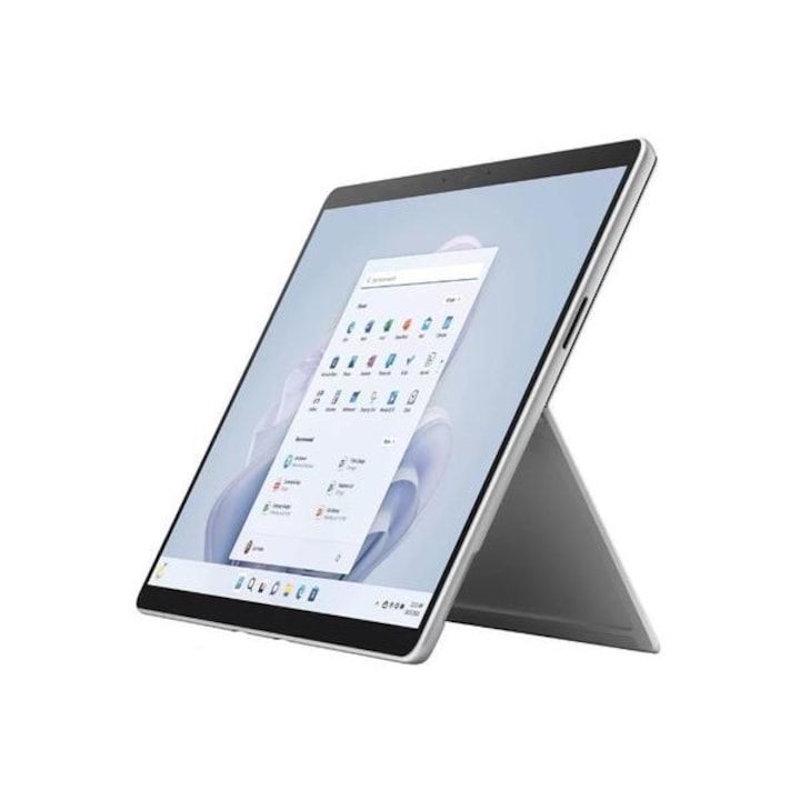 Tableta Microsoft Surface Pro 9, Procesor Intel® Core™ i5-1245U, Multi-Touch 13", 8GB RAM, 512GB SSD, 10MP, Wi-Fi, Bluetooth, Windows 11 Pro, Argintiu