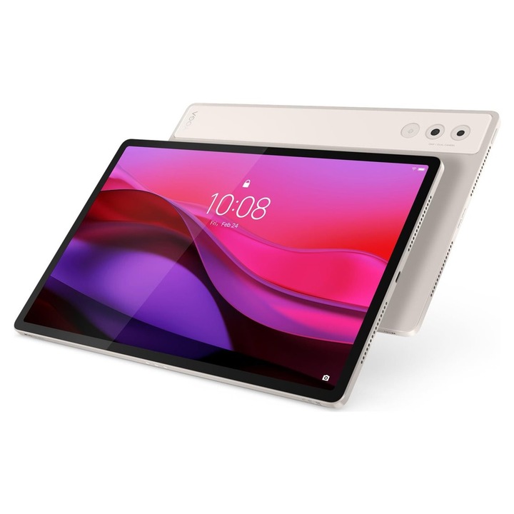 Tabletă Lenovo Yoga Tab Plus WiFi SD8 Gen3 3.3GHz 12.7" 3k 144Hz 16GB DDR5x 256GB flash Android 14 Seashell + Pen ZAEG0167BG