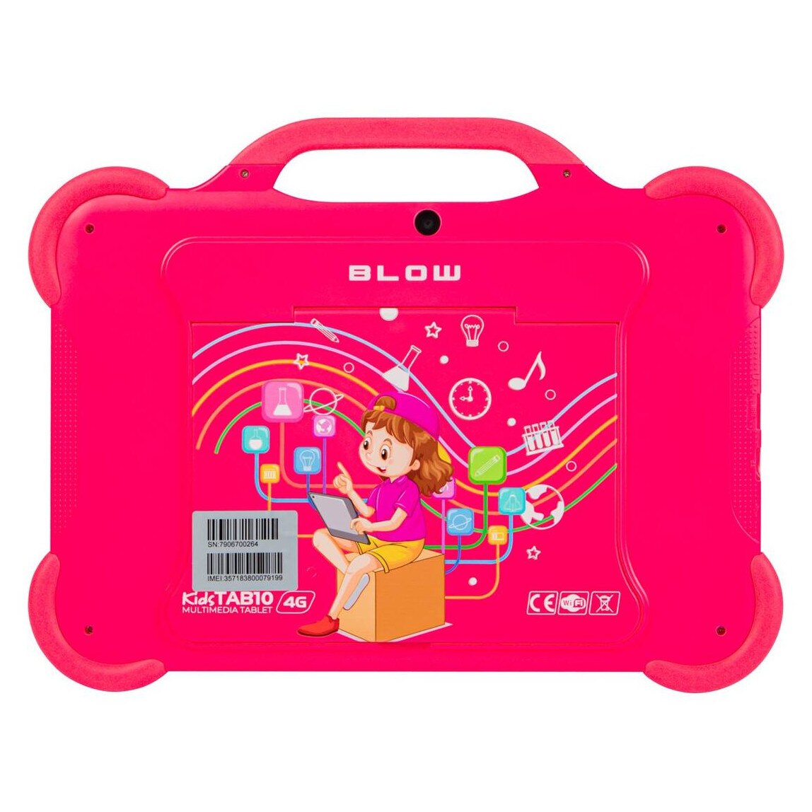 Tableta Kids TAB 10 4G Blow 4GB 64GB + Case Roz