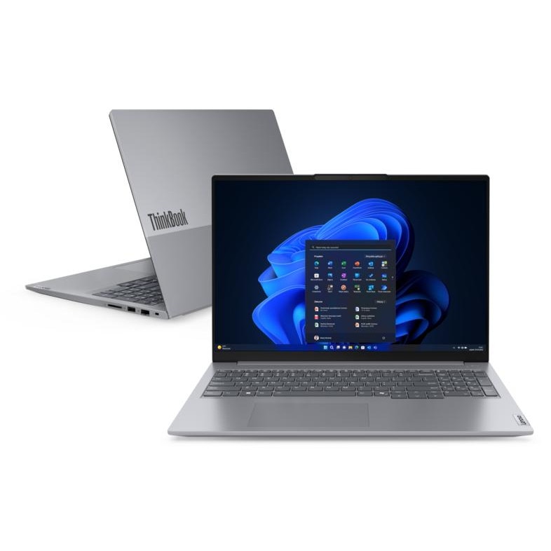 Laptop Lenovo ThinkBook 16 G7 ARP, AMD Ryzen 5 7535Hs, 16 GB RAM, 512 GB SSD, WUXGA, Arctic Grey
