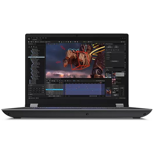 Laptop Lenovo ThinkPad P16 Gen 2 cu procesor Intel® Core i9-13980HX pana la 5.6GHz, 16" WQXGA, IPS, 165Hz, 32GB DDR5 RAM, 1TB SSD, NVIDIA® RTX 5000 16GB GDDR6, Windows® 11 Pro, Storm Grey, 3y on-site Premium Care
