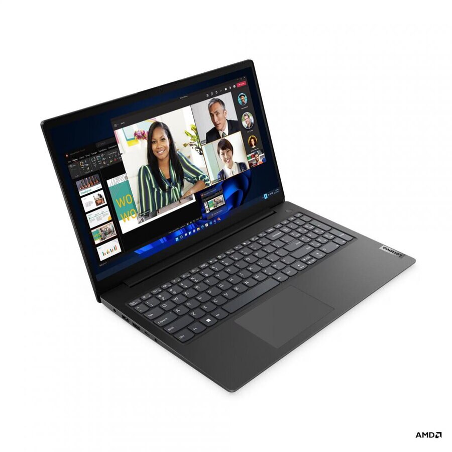 Laptop Lenovo V15 G4, AMD Ryzen 5, 16GB RAM, SSD 512GB, Negru, 15.6 inch