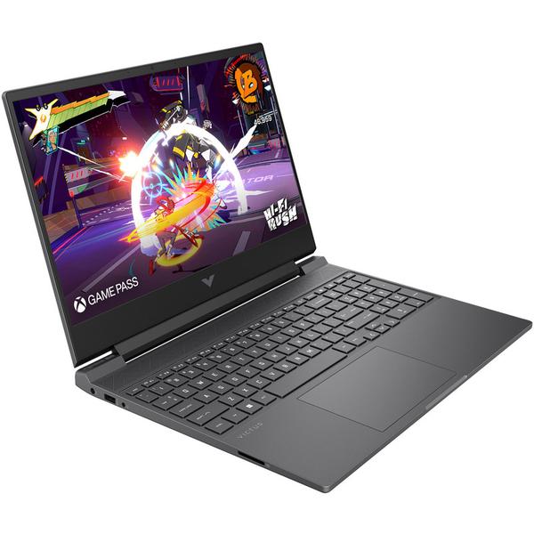 Nou! Laptop Gaming HP Victus 15-fa2101nn (Procesor Intel® Core™ 7 240H (24M Cache, up to 5.20 GHz), 15.6" FHD IPS 144Hz, 24GB DDR5, 1TB SSD, NVIDIA GeForce RTX 5050 @8GB, Negru/Gri)